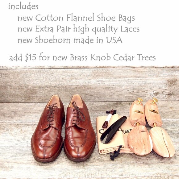 $695 Neiman Marcus GRAVATI Oxford 10 W Wide Caffè 15206 * add $15 new Trees main image 15